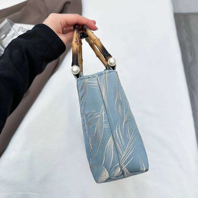 New Chinese Bamboo Knot Handbag Retro Cheongsam Hanfu Single Shoulder Women S Versatile Ethnic Style Cross Body Bag KABAHEBINGJUE