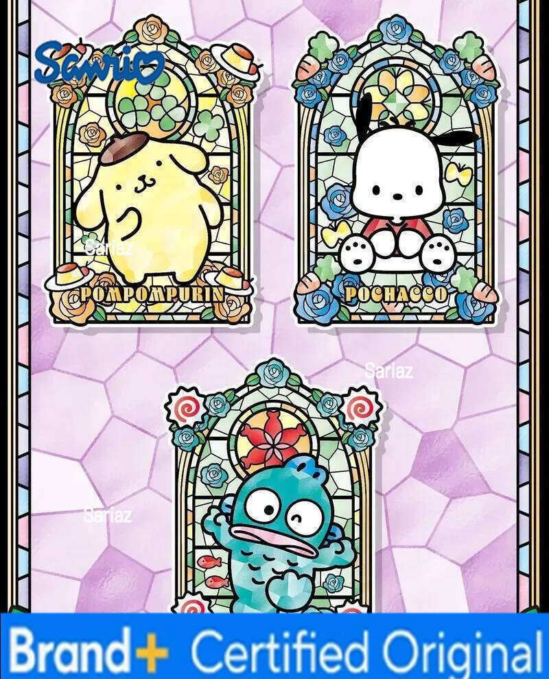 Sanrio Kayou Family Metal Series Surprise Blind Box Official Genuine Acg Goods Magnetic Badge Decorative Children Toy Gift H260130