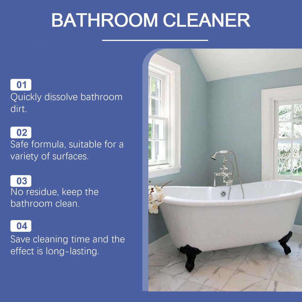 Jakehoe Descaler Household Bathroom Multi-Functional Cleaner for Tiles and Glass S260130