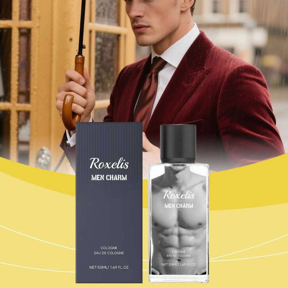 Roxelis 50ml Men Charming Light Fragrance Dating Romantic Atmosphere Confidence Boost Refreshing Cologne Perfume H260130