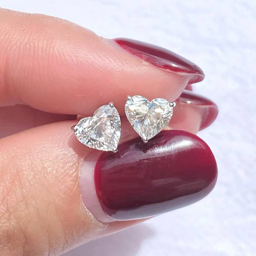 CVD/HPHT Lab Diamond Earring 14K Solid Gold Lab Grown Diamonds Fancy Cut Stud Earrings