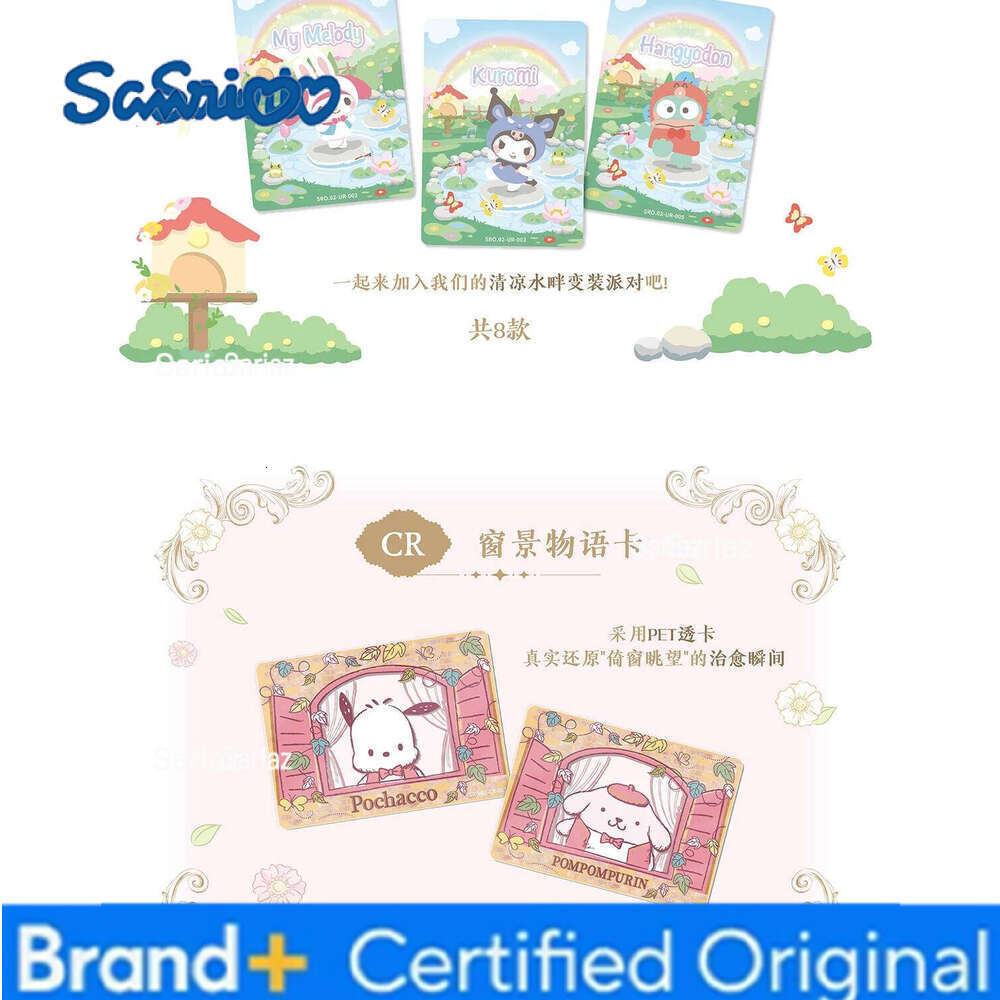 Sanrio Genuine Polaroid Flower Luck Starlight Dream Hello Kitty My Melody Life Diary Anime Collection Card Toys Gifts H260130
