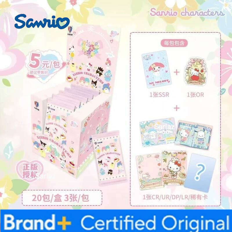 Sanrio Genuine Polaroid Heartbeat Wink Episode 5 Kawaii Cartoon Collection Small Cards Anime Peripheral Flash Card Gift H260130