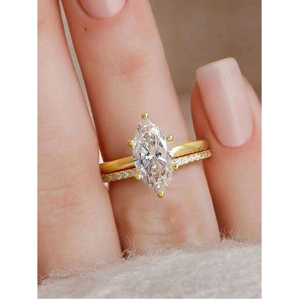 925 Sterling Silver Classic Gorgeous Sparkling Zircon Ring For Women Engagement Wedding Luxury Fashion High Quality Fine Jewelry XJ260130