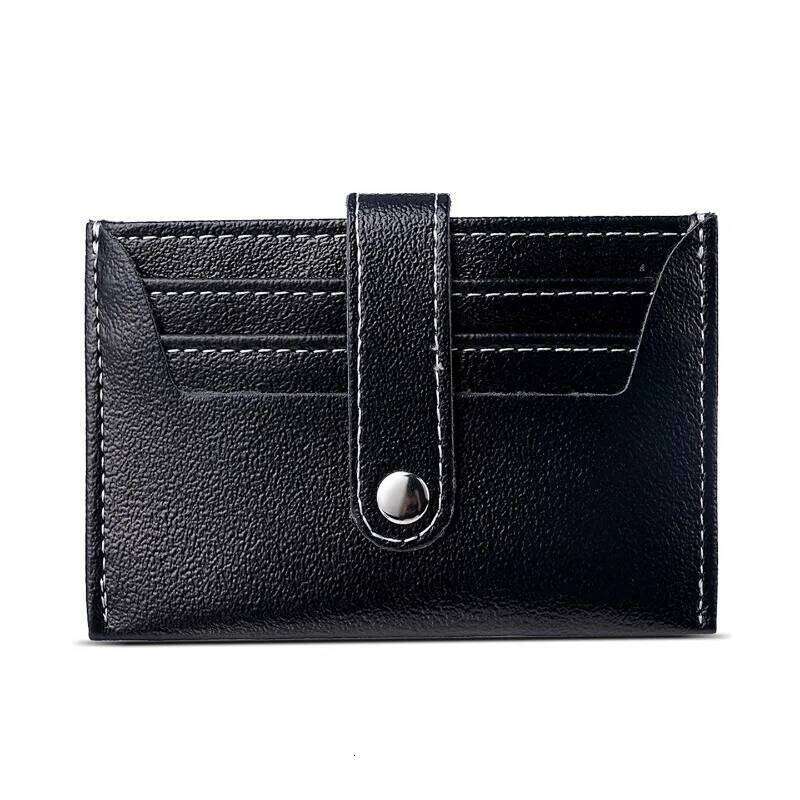 Ultra Thin Women's Credit Card Holder Korean Style Multi-Card Wallet Pu Leather Organizer with Coin Pocket Z260130