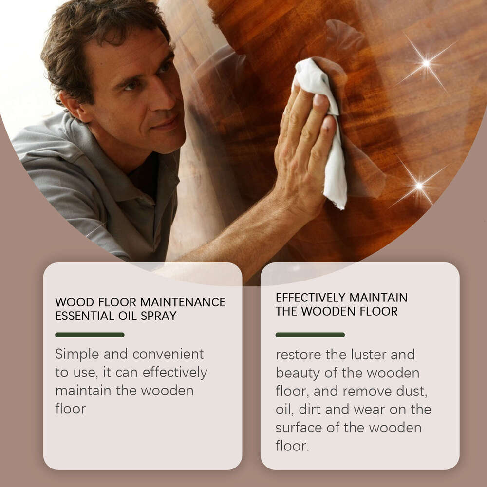 Jaysuing Care Oil Moisturizing Cleaning Grain Shine Wood Floor Maintenance Spray S260130