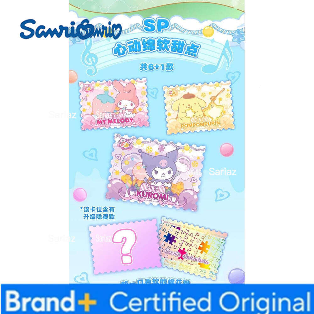 Sanrio Genuine Family Polaroid Cards Heartbeat Wink Life Diary HelloKitty Pink Cute Collection Card Toys Gifts H260130