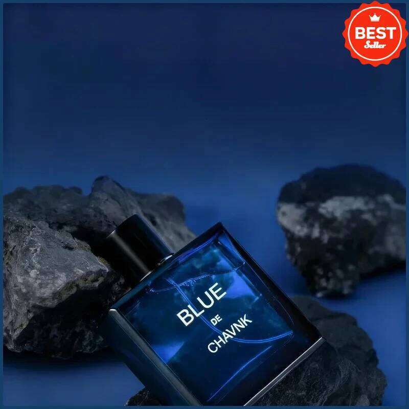 Blue de Chavnk Inspired Perfume for Men, 100ML Original Woody Aromatic & Fresh Citrus Fragrance, Long Lasting Versatile Scent H260130