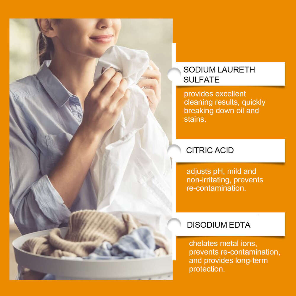 Jakehoe Clothes Oil Remover Gentle Cleaning Stain Household Fabric Care Long-lasting Fragrance Laundry Detergent S260130