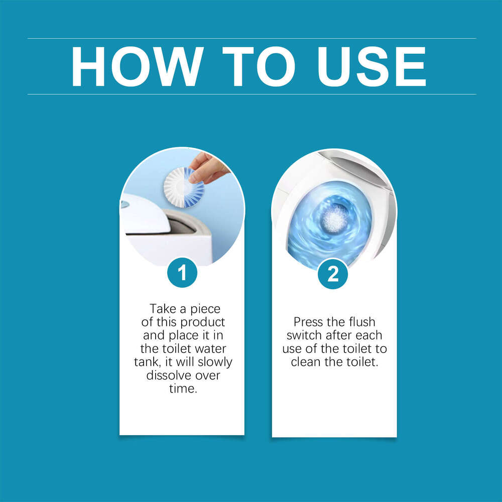 Jue-Fish Block Toilet Deodorizing Anti-Yellowing Cleaning Fresh Long-Lasting Household Cleaner S260130