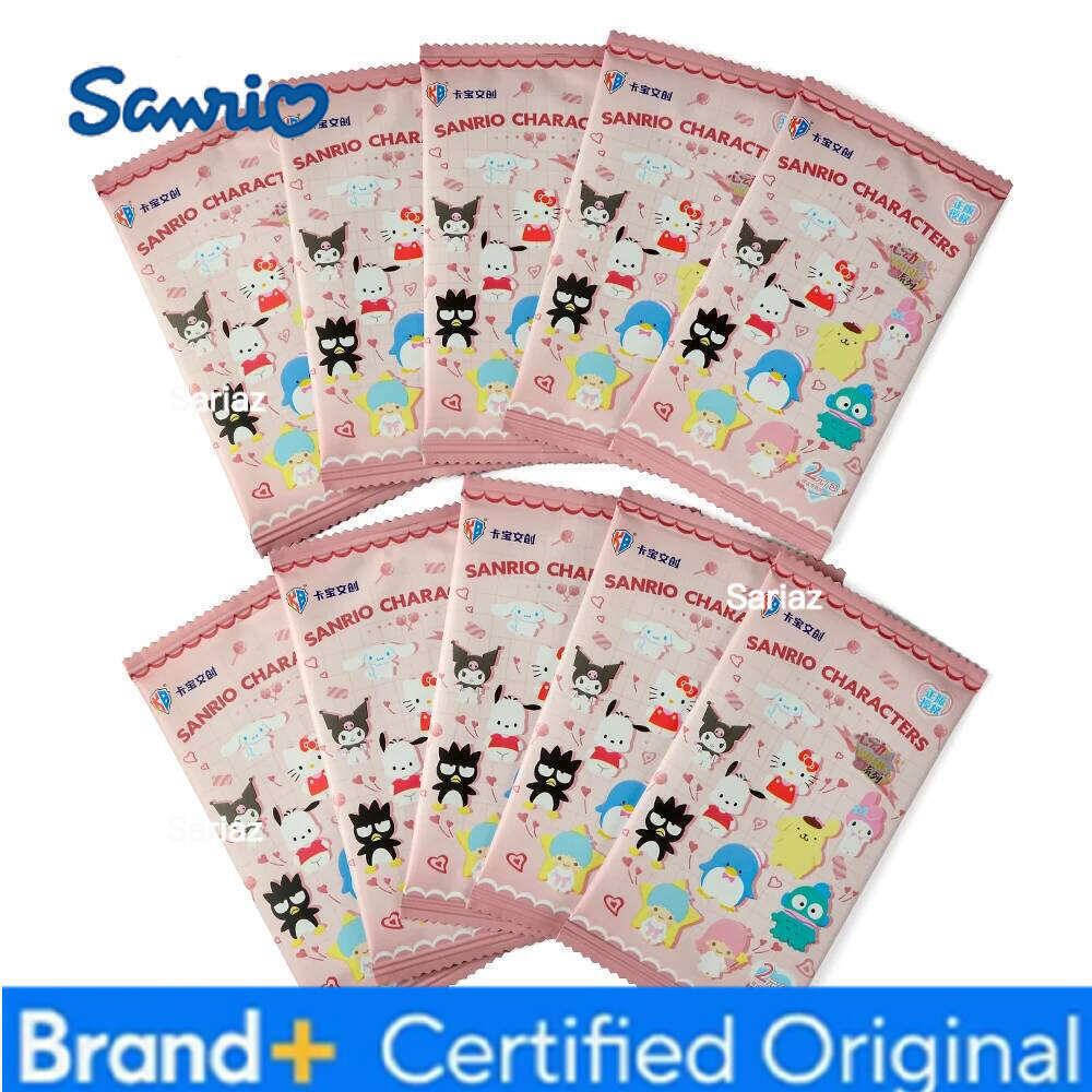 Sanrio Genuine Polaroid Family Heartbeat Wink Life Diary HelloKitty Pink Cute Collection Card Toys Gifts Ready to sh H260130