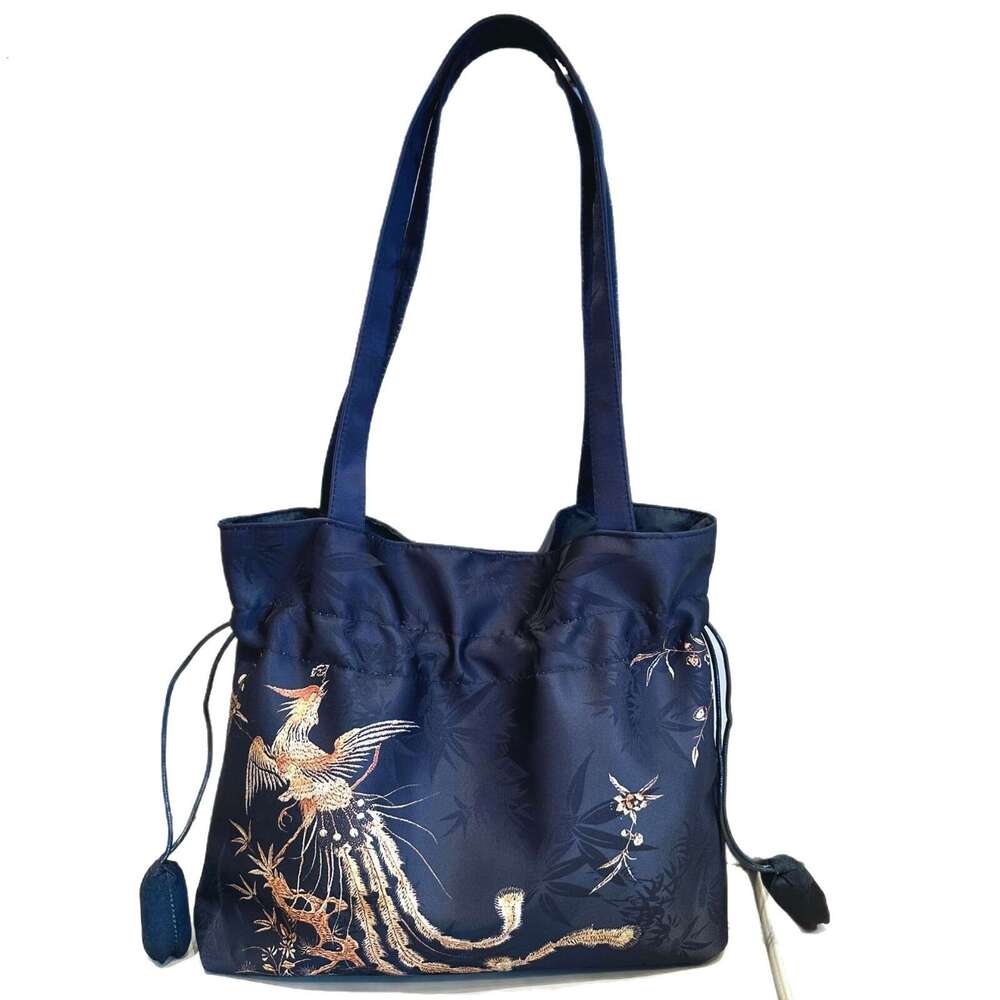 Phoenix Yu Fei Autumn Xiangyun Silk High-Value Single Shoulder New Chinese Bag For Women Han Element Ancient Style Handbag Evergwish