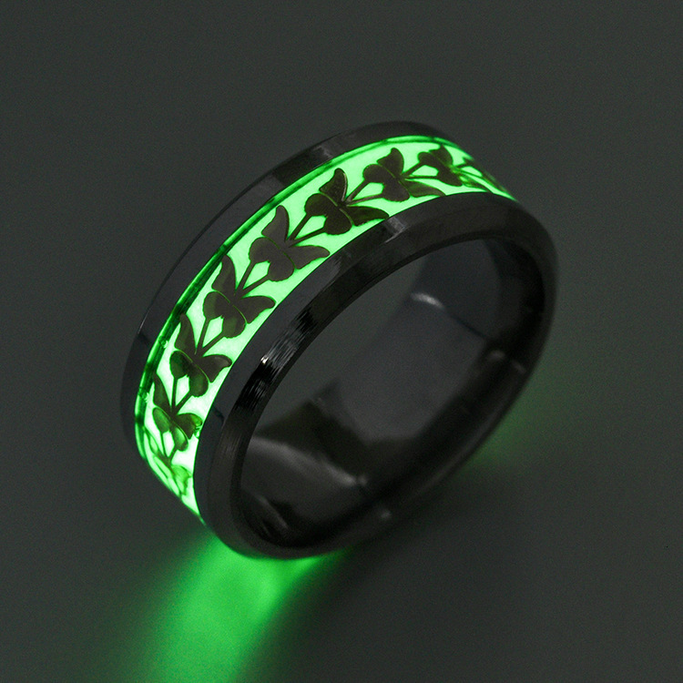 New Style Luminous Fluorescent Cute Butterfly Ring Concert Manufacturer