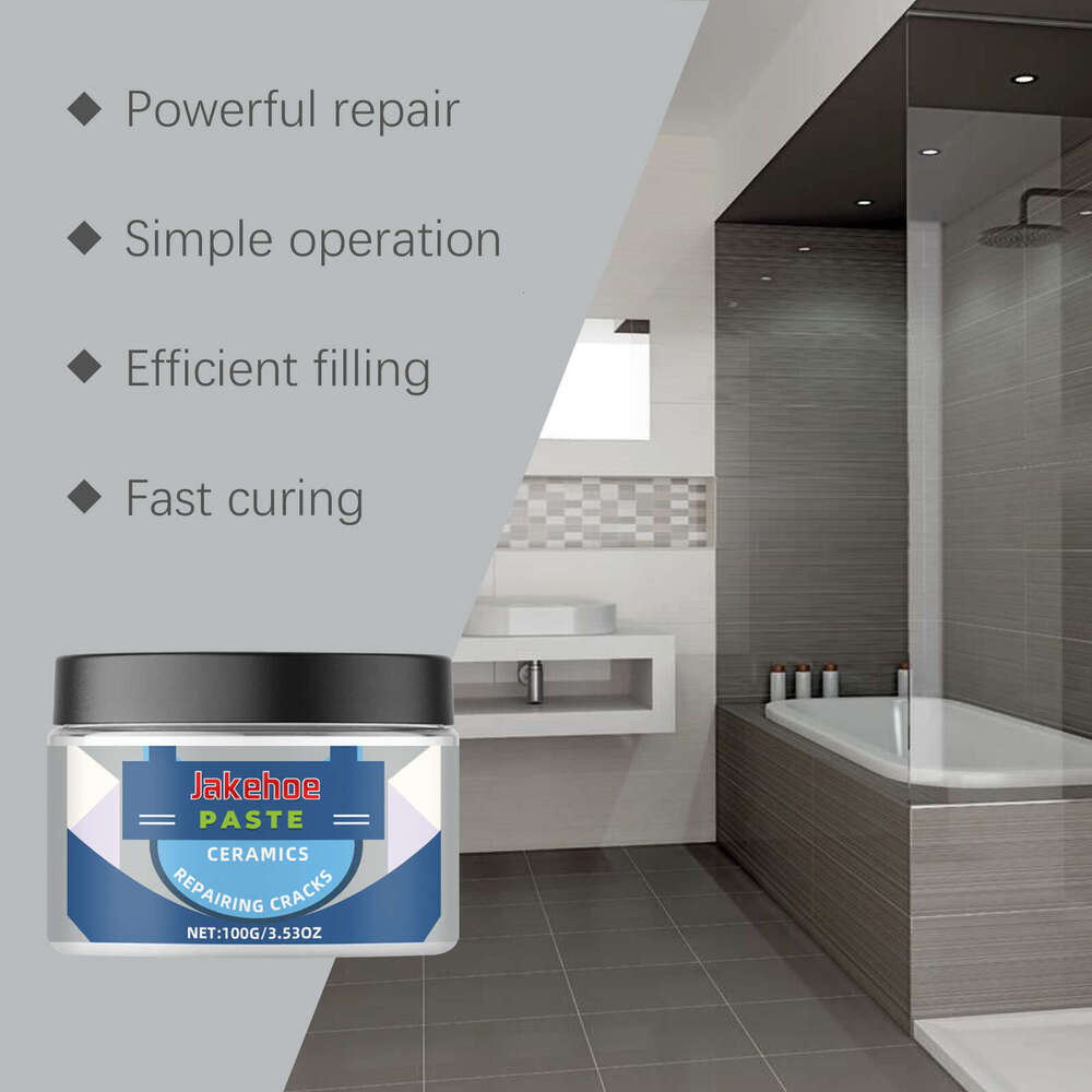 Jakehoe Paste Glazed Marble Repair Patch Ceramic Hole Crack Floor Tile S260130