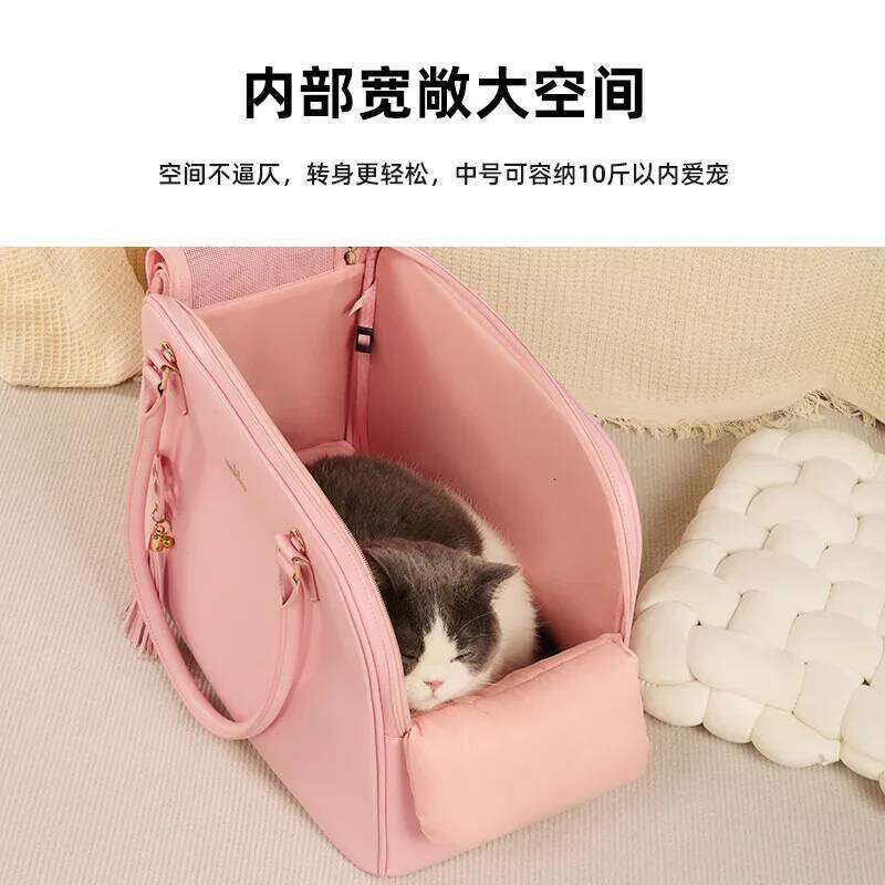 Wakytu Outdoor Portable Shoulder Tote Breathable Dog Lightweight Summer Pet Cat Crossbody Bag 26H0130