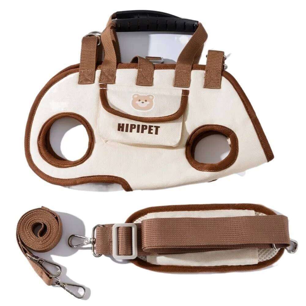 Crossbody Carrier Backpack Adjustable Washable Teddy Strap Breathable Outing Bag Travel Dog accessories For small dogs 26H0130