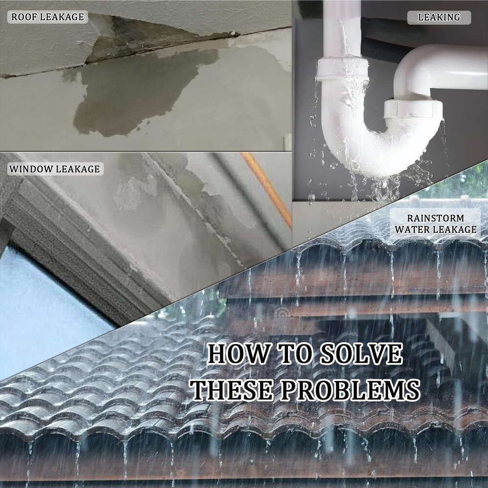 Jaysuing Type Glue Home Leak Repair Comes with Roller Brush Wear-Resistant Exterior Wall Waterproof Coating S260130