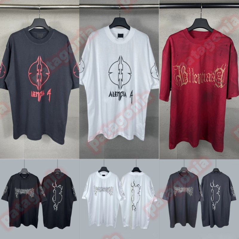 Designer Mens T Shirts Men Womens Short Sleeve Tops Streetwear Black White Polo Tops men clothing Summer Tees