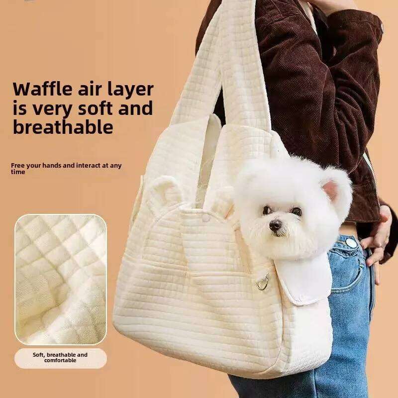 Adjustable Pet Backpack Suitable Safety Belt with Removable Bottom Cat Bag Dog Shoulder for Travel Hiking Outdoor 26H0130