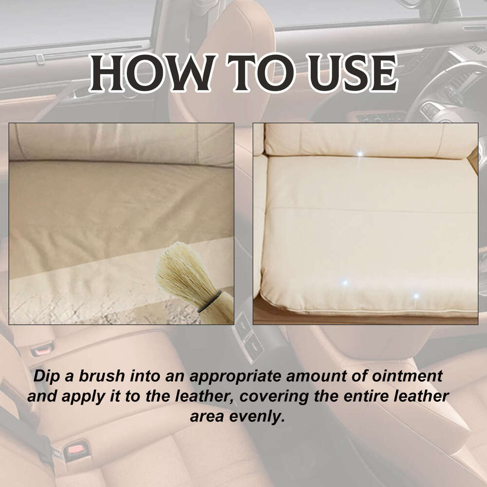 Jakehoe Furniture Car Cushion Home Sofa Leather Shoes Cleaning Renovation Maintenance Oil Cream S260130
