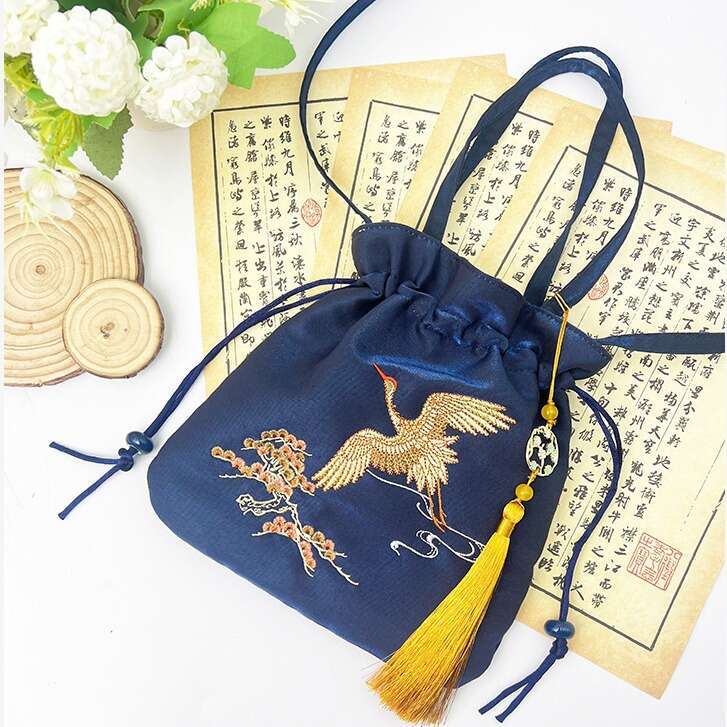 Embroidered Peony Crossbody Hot-Selling Ancient Style Handbag Hanfu Phone Casual Versatile National Trend Bag Wholesale MASA