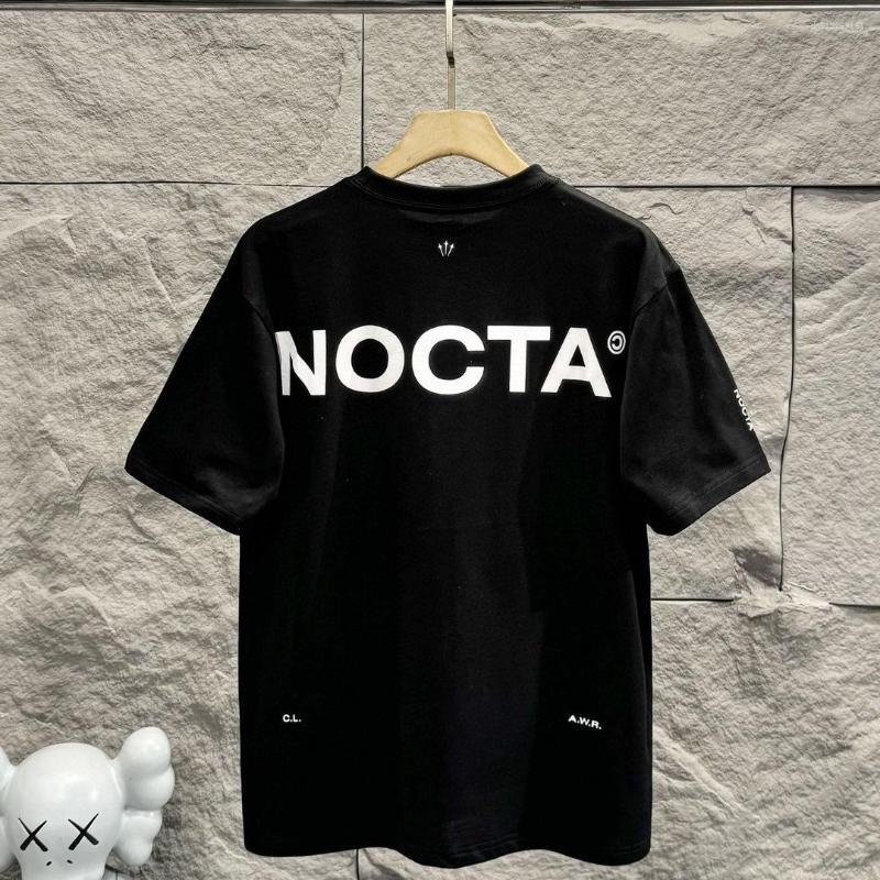 Men's T Shirts Drop Nocta 2026 Summer Couple Letter Printed Round Neck Short-Sleeved T-Shirt Black Gray Green