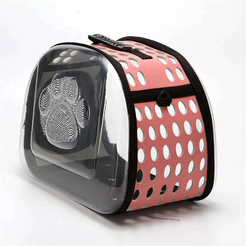 Small Pet Sided for Dogs Cats Travel Bag Folding Carrier Cage Collapsible Crate Tote Handbag Potable Tools 26H0130