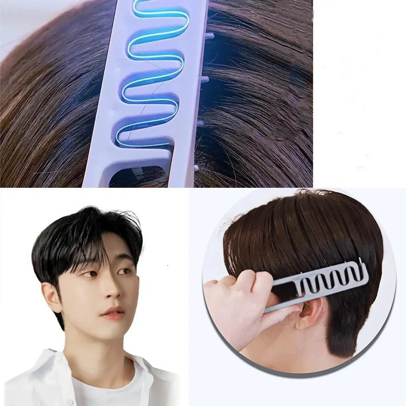 Fluffy Texture Styling Comb Volumizing Wide-Tooth Hairbrush Curling Tools Fluffy Roots Hair Seam Cover Bangs Hairdressing Comb 260126