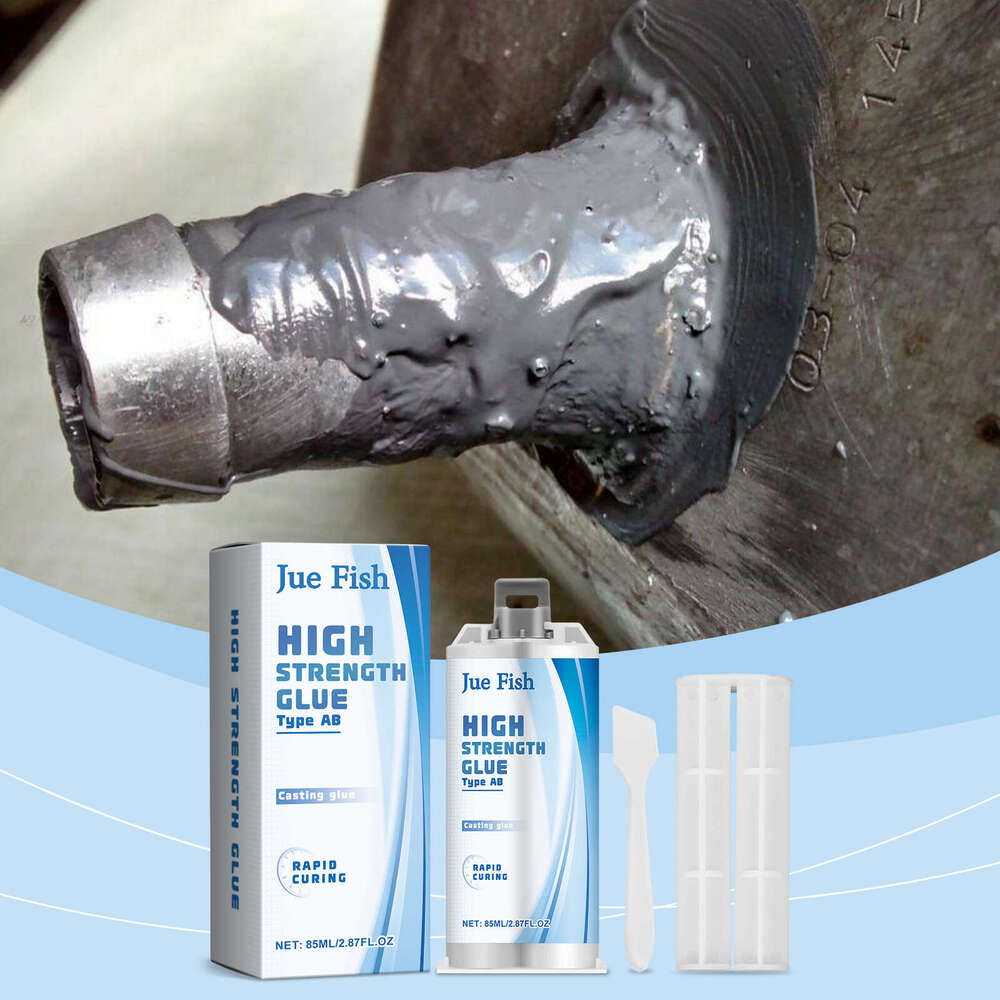 Jue Fish Epoxy Adhesive Casting AB Glue Repair Waterproof Leak Seal Metal Bonding Agent S260130