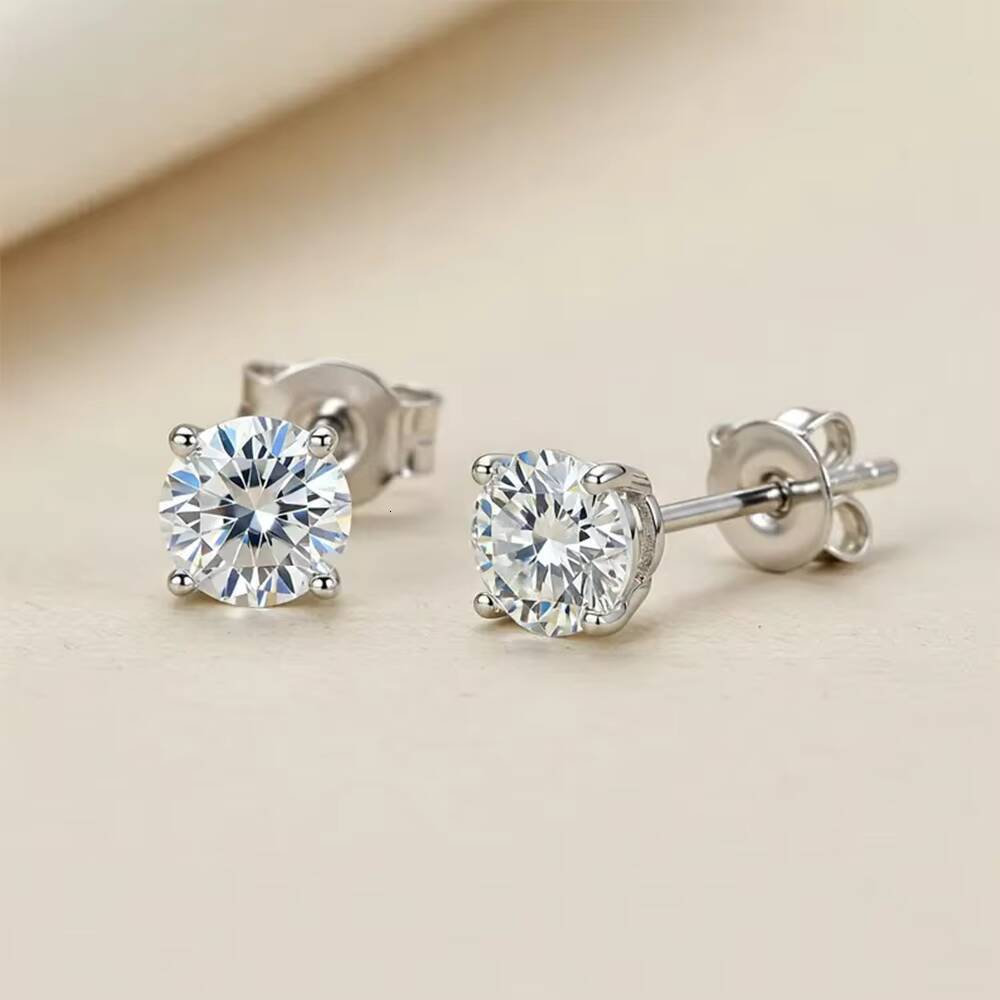 A Pair of 05ct IGI Certified Lab Grown Diamond Stud Earrings Hot Selling Affordable Earrings 14K White Gold Diamond Jewelry
