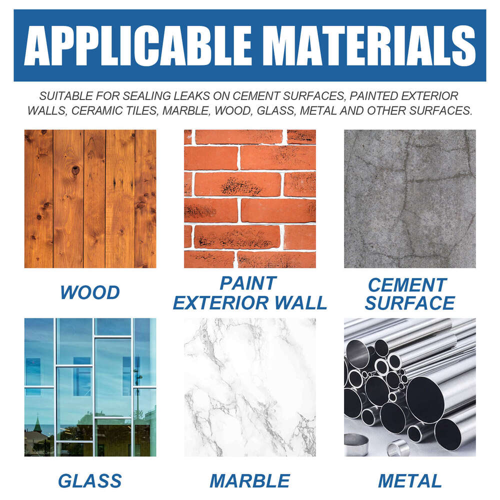 Jaysuing Transparent Glue Household Kitchen and Bathroom Pipe Roof Wall Multi-functional Waterproof Leak-proof Sealing Coating S260130