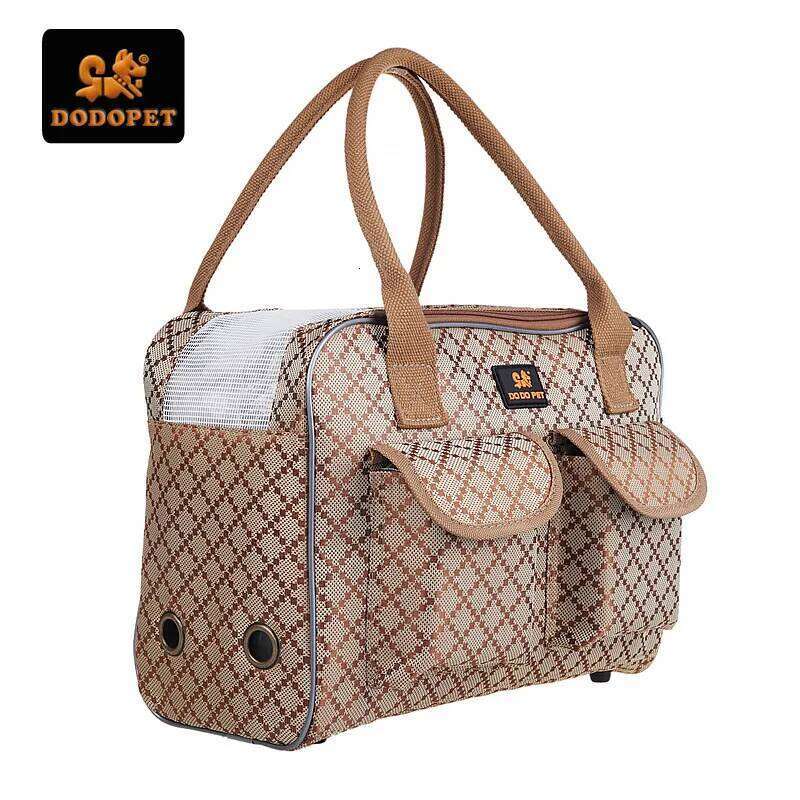 DODOPET Korean Pet Puppy Carrying Dog Outing Handbag Hand Bag Breathable Cat Backpack Carrier 26H0130