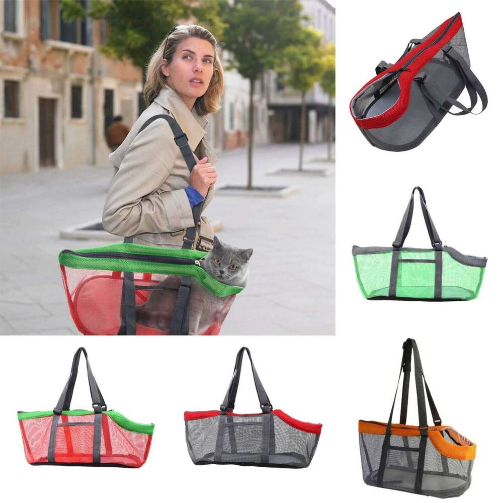 Breathable Summer Mesh Soft Sided Pet Bag For Small Dogs Cats Pets Handbag Comfortable Sling Carrier 26H0130