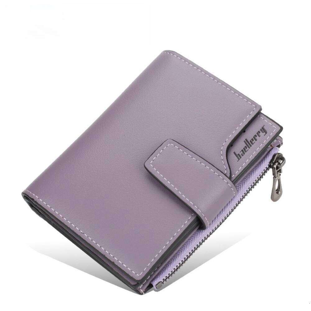 Fashion PU Leather Women Purse Portable Travel Organizer Foldable Zipper Bank Card Bag Ladies Dollar Coins Pouch Z260130