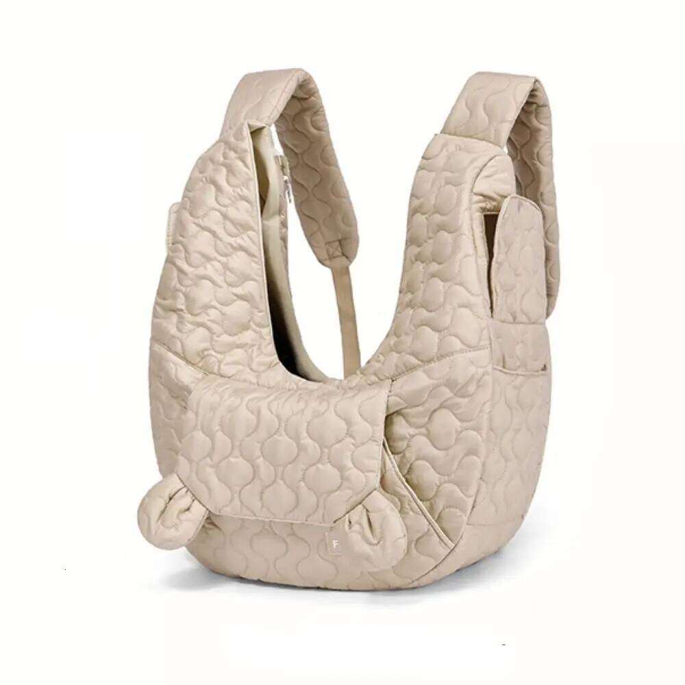 Portable Waterproof Dog Backpack Wear Resistant Cross Strap Chest Hand Free Nylon Pet Travel Bag Street 26H0130