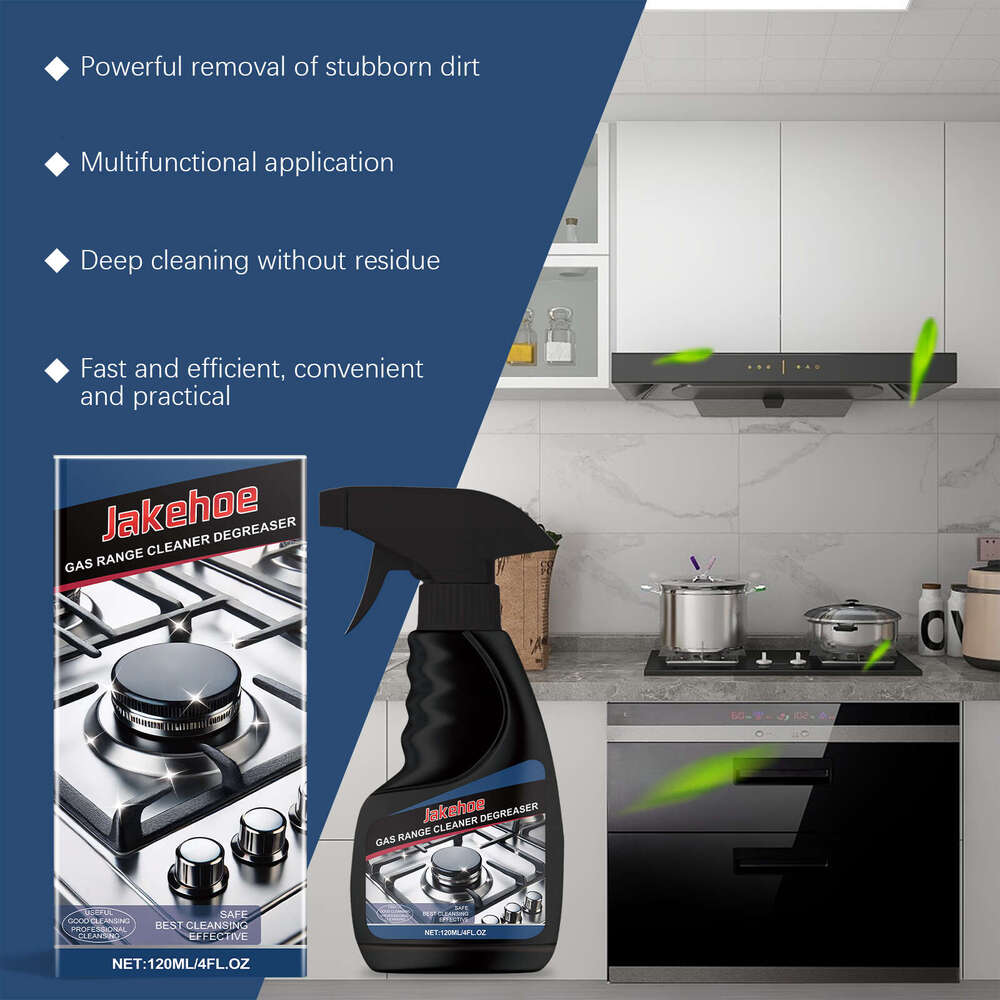 Jakehoe Cleaner Gas Multi-Purpose Degreaser Cleaning Agent Stove Shiny as New S260130