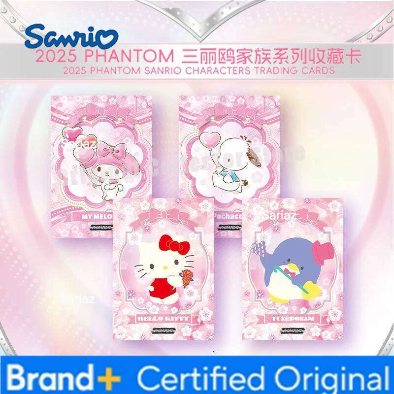 Sanrio Original Bandai Kakawow Trading Cards 2025 PHANTOM u Family Series Collection Official Authentic Favorite Card Pack H260130
