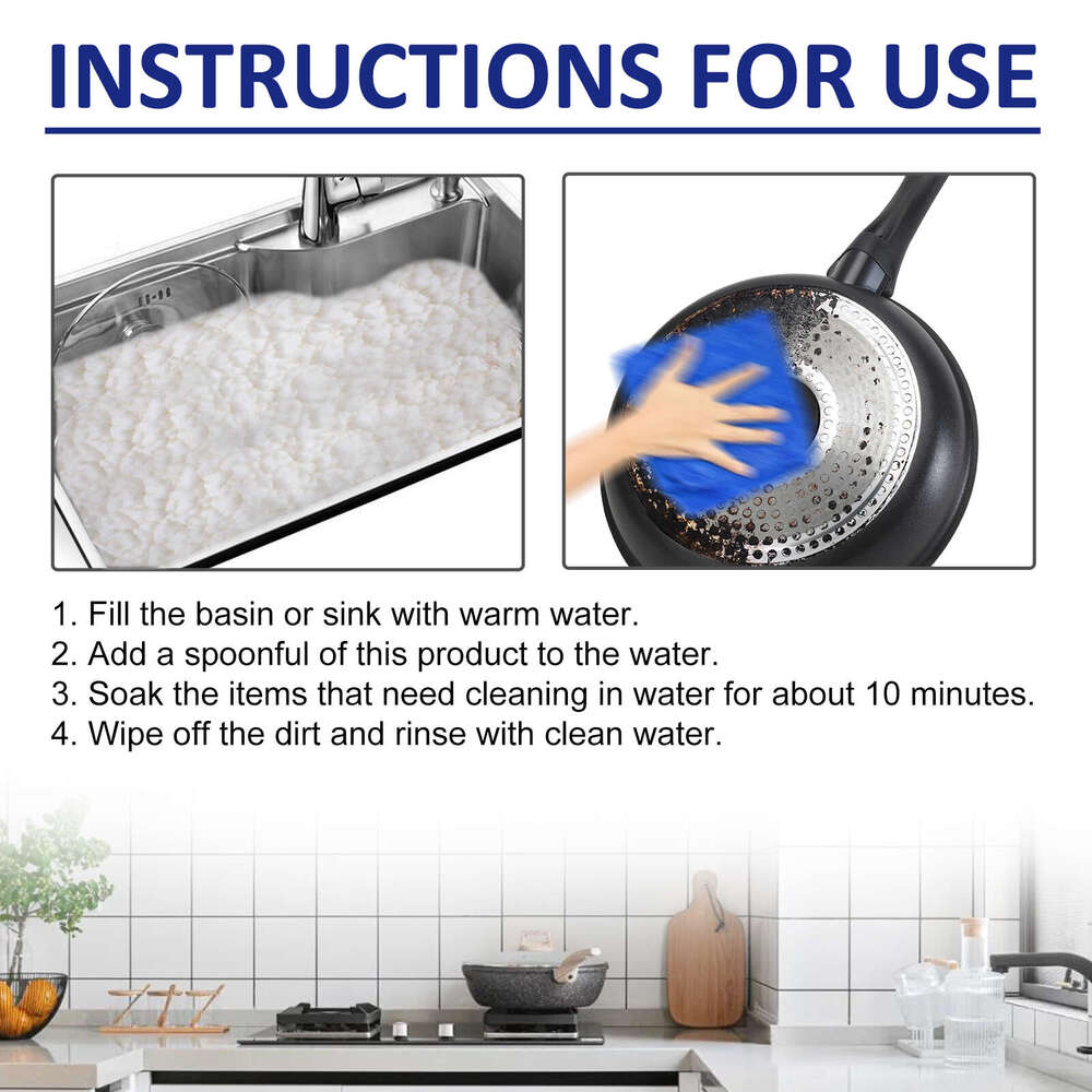 Jaysuing Kitchen Stove Oil Kitchenware Rust Stain Remover Dirt Cleaner S260130