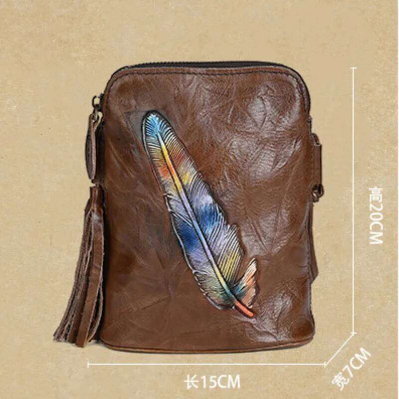 MOTAORA Women S Leather Crossbody Retro Genuine Cowhide Phone Purse Small Soft Shoulder Bag Versatile Mobile Pouch NEW KABAHEBINGJUE