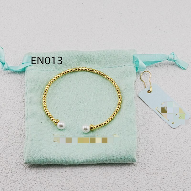 Enewton Bracelet Jewelry Designer E Newton Charm Bracelet Braclets Jewlery For Woman Texture Copper Beads Electroplated Real Gold Beads Bracelet Bangle