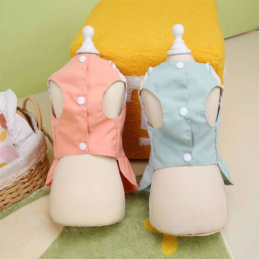 Spring Clothing for Small Dogs Summer Striped Puppy Princess Skirt Cute Cat Dress Pet Dog Costume Apparel H260130