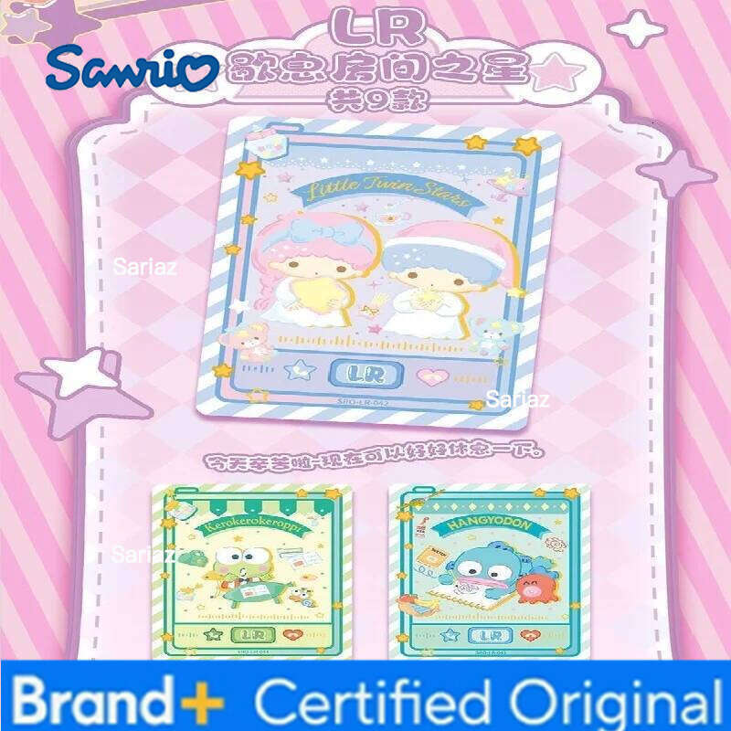 Sanrio KABAO Original Kuromi Hello Kitty My Melody Shining Collectible Game Trading Card Toys For Girl's Birthday Gift H2601301