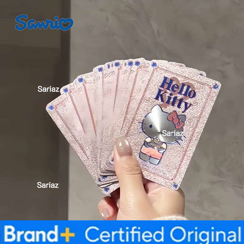 Sanrio Hello Kitty Playing Cards - Cute PVC Waterproof Durable Fold-Resistant Portable Board Game for Friends Gatherings Gift H2601301
