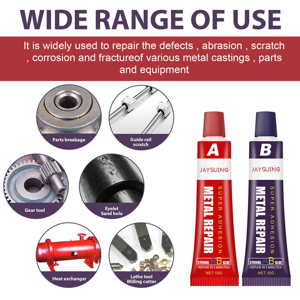 Jaysuing AB Casting Set Industrial Welding Water Oil Tank High Temperature Resistant Repair Glue S260130