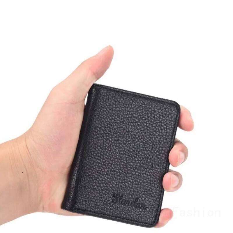 Ultra Thin Men's Vertical PU Wallet With Card Holder Multifunctional Leather Case for Cards and Driver's License Purse Z260130