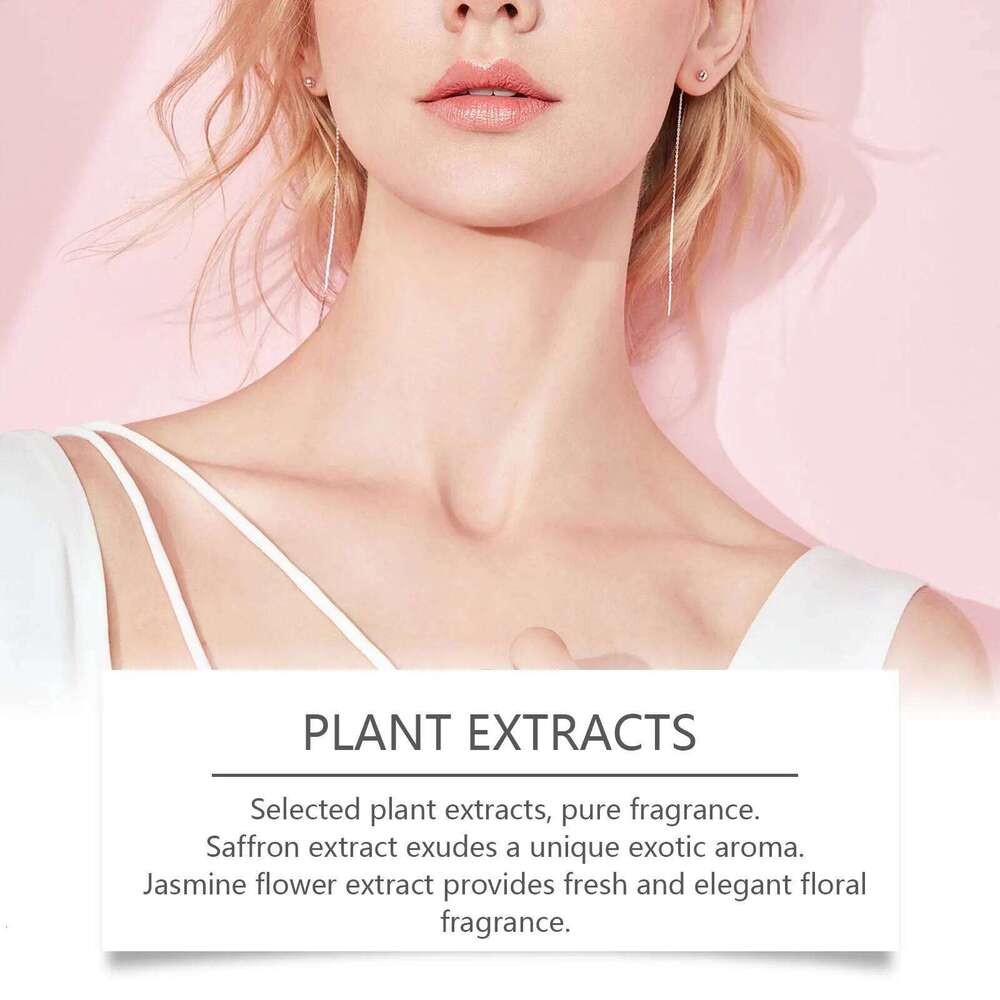 Roxelis 30ml Saffron Jasmine Sweet Luxury Floral Fragrance Natural Fresh Alcohol-Free Charm Scent Dating Glamour Perfume H260130