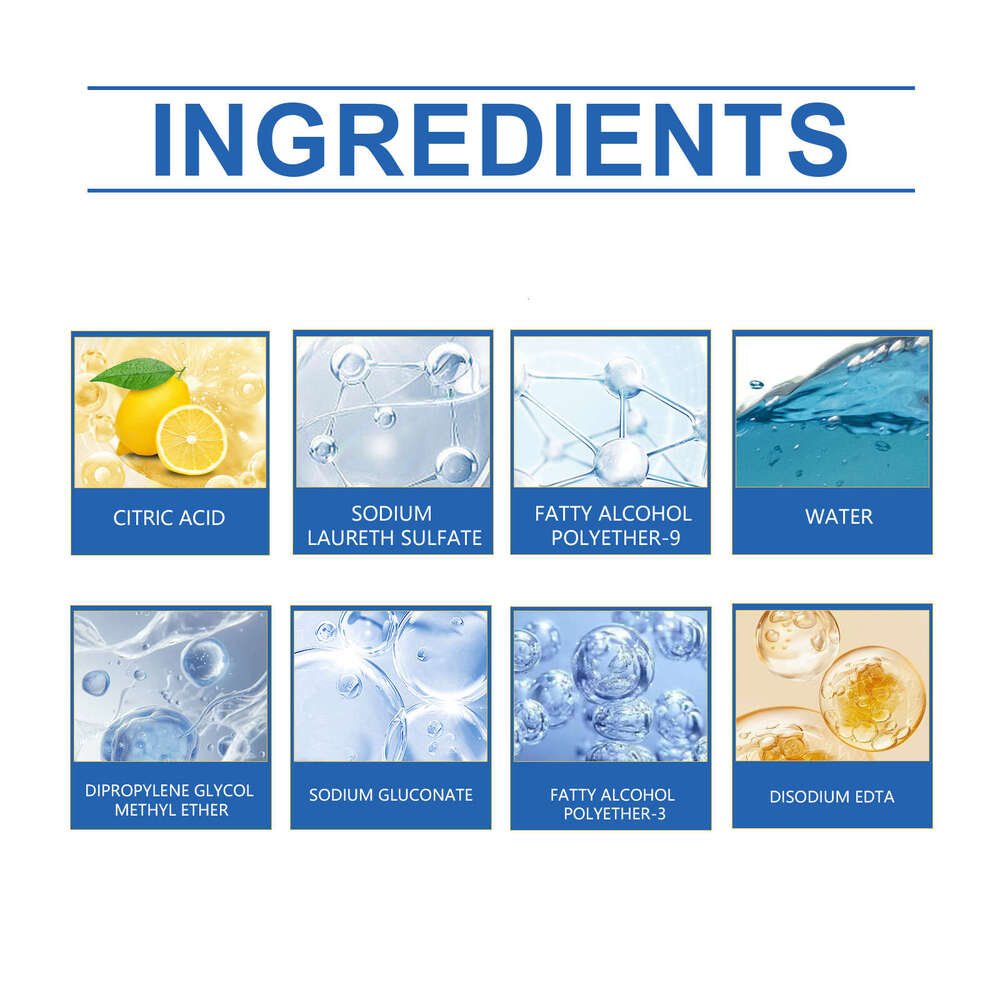 Jakehoe Removes Water Stains and Lime Scale, Cleans Surfaces, Bathroom Descaling Cleaner S260130