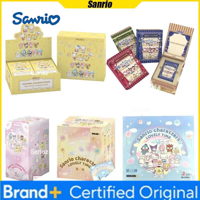 Sanrio VANCARD'S Full Series Kuromi Anime Collection Cards Mistery Box Board Games Toys Birthday Gifts for Boys and Girls H260130