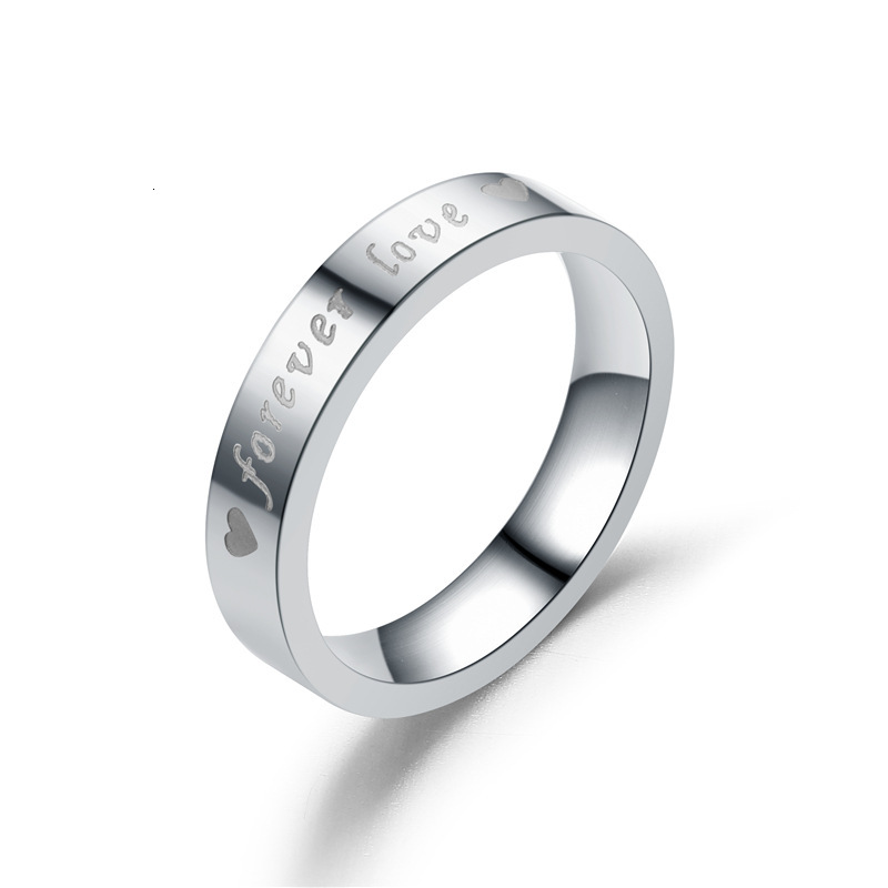Fashion New Jewelry Corrosion Ring True Love Eternal FOREVER LOVE Couple Rings Manufacturer