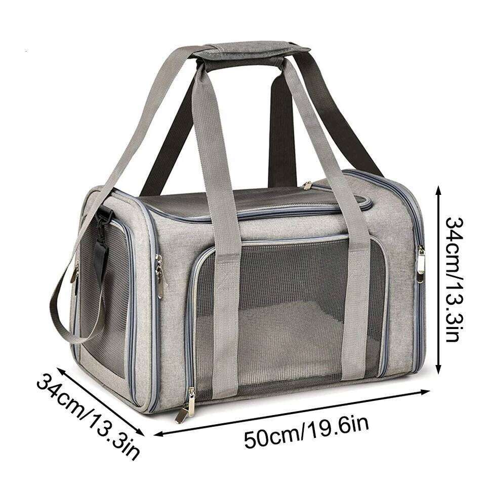 1PC Cat, Dog for Small Medium Cats Puppies up to 15 Lbs, Collapsible Travel Puppy Carrier 26H0130